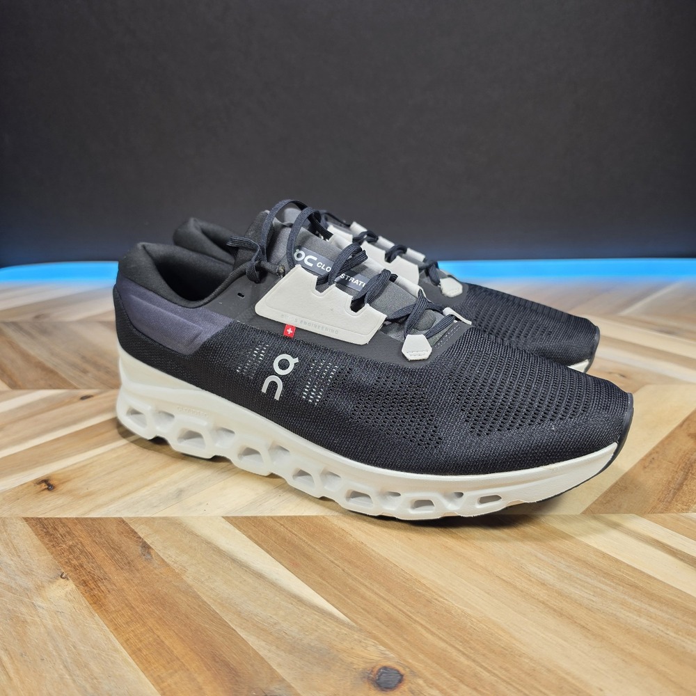 On Cloudstratus 3 Men's 13 Black Frost 3MD30111197 Running Athletic Sneakers